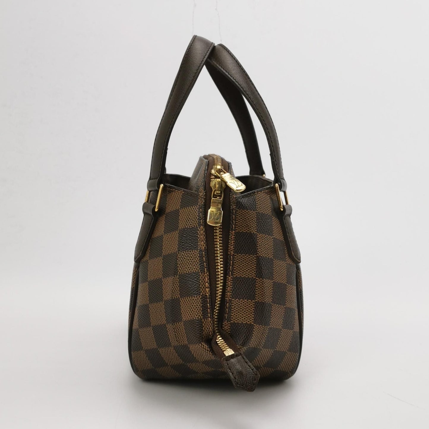 Louis Vuitton Belem Checkered Leather Lunch Box Handbag 250503781176389
