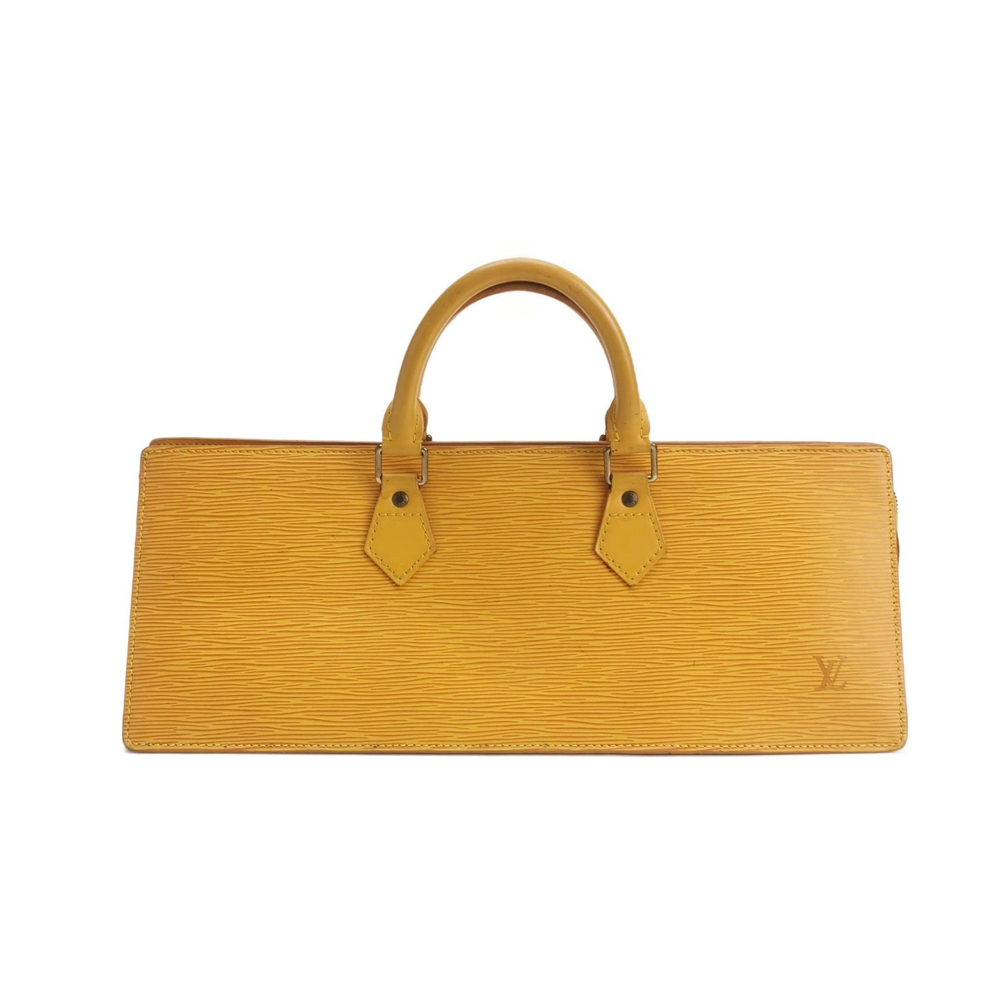 Louis Vuitton Sac Triangle Leather Solid Triangle Handbag 24121278980232
