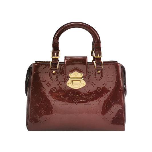 Louis Vuitton Melrose Avenue Patent Monogram Lock Handbag 24121478982257