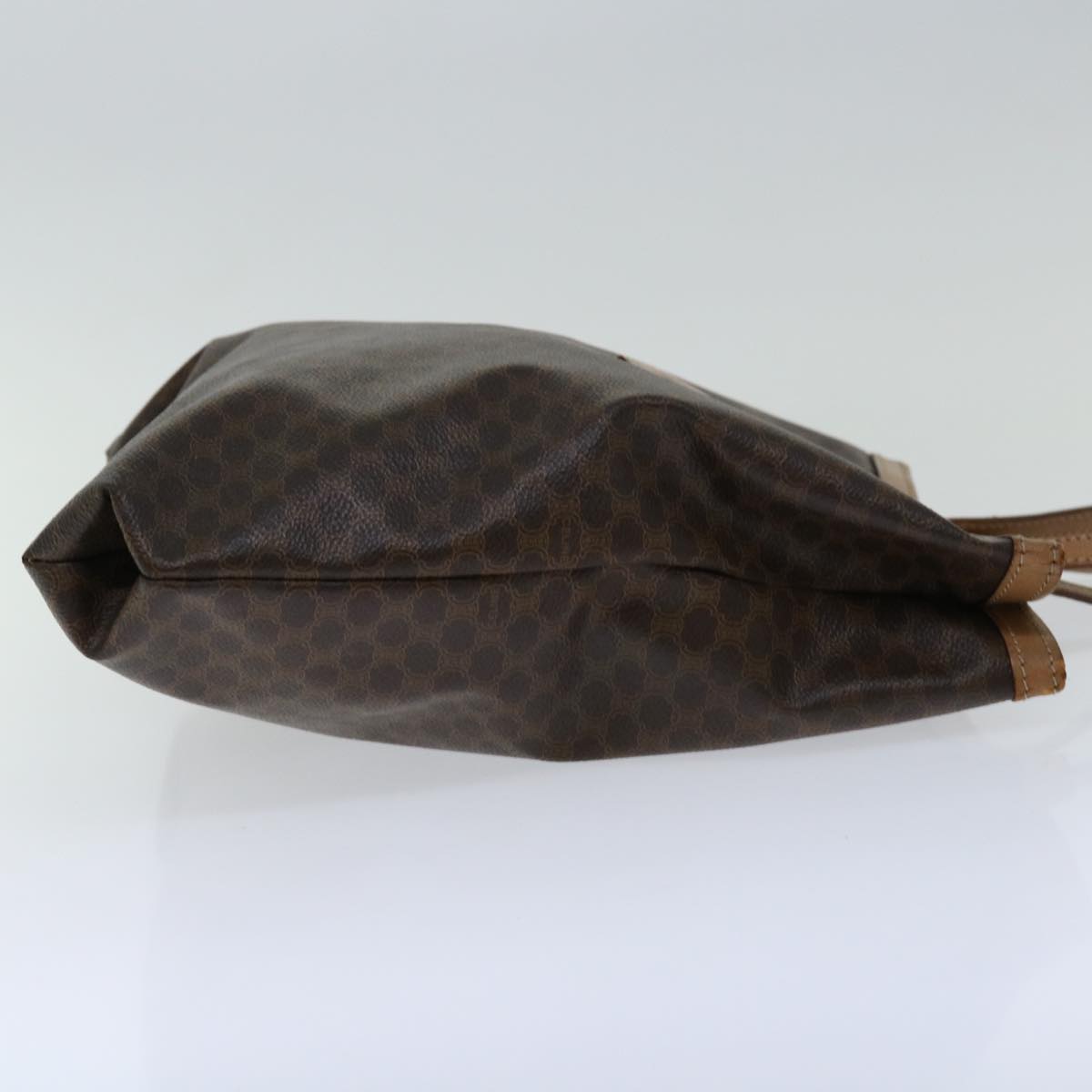 Luxury CELINE Macadam Canvas Tote Bag PVC Brown 68474