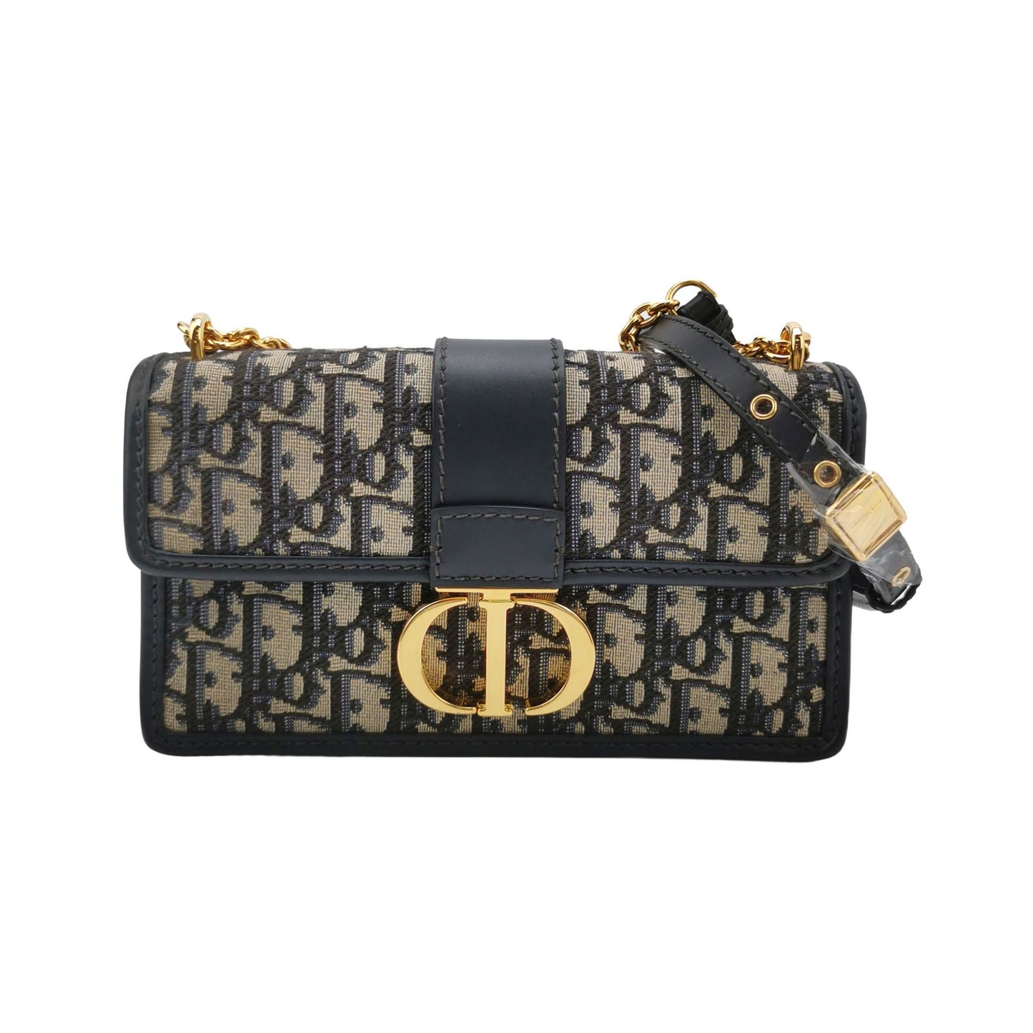 Dior 30Montaigne East-West Bag Leather Canvas Oblique Monogram CD Logo Shoulder Bag 067850700535
