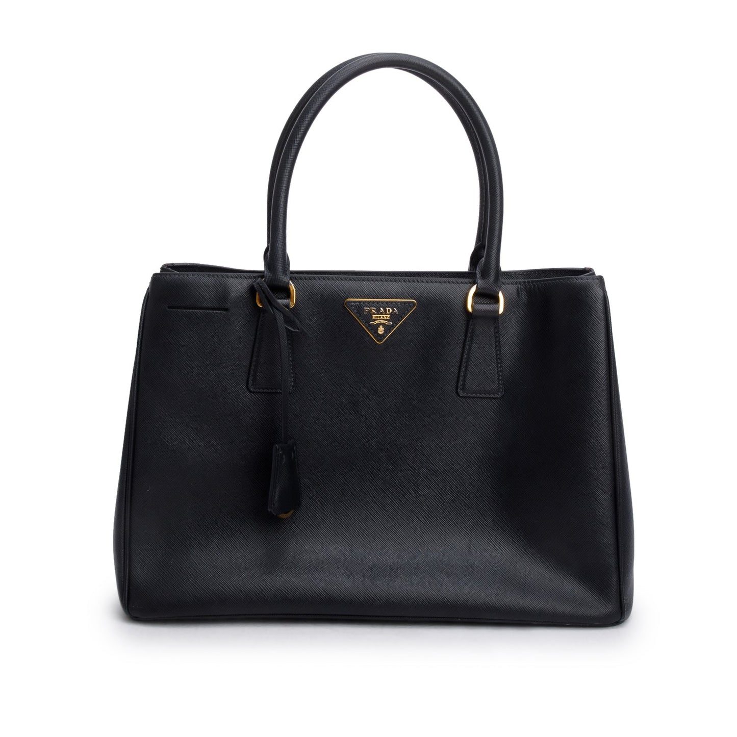 Prada Black Saffiano Lux Medium Galleria Tote