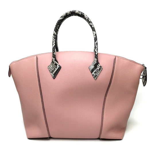 Louis Vuitton Magnolia pink Leather Handbag