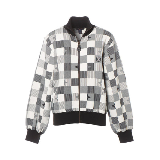 Louis Vuitton 23SS Lon x Nylon Jacket XL Grey x White Monogram Damier RW231W