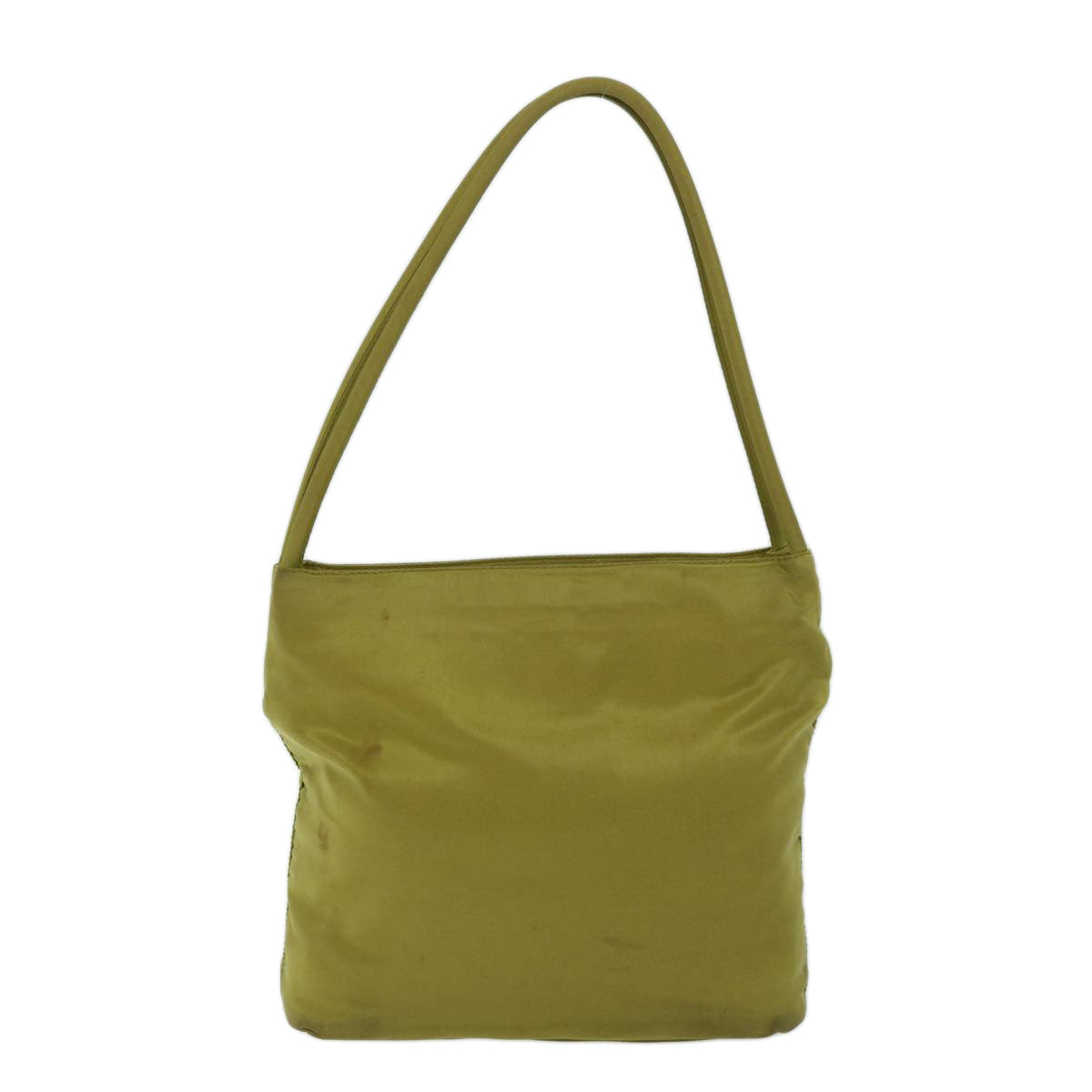 PRADA Shoulder Bag Nylon Khaki Auth 69199