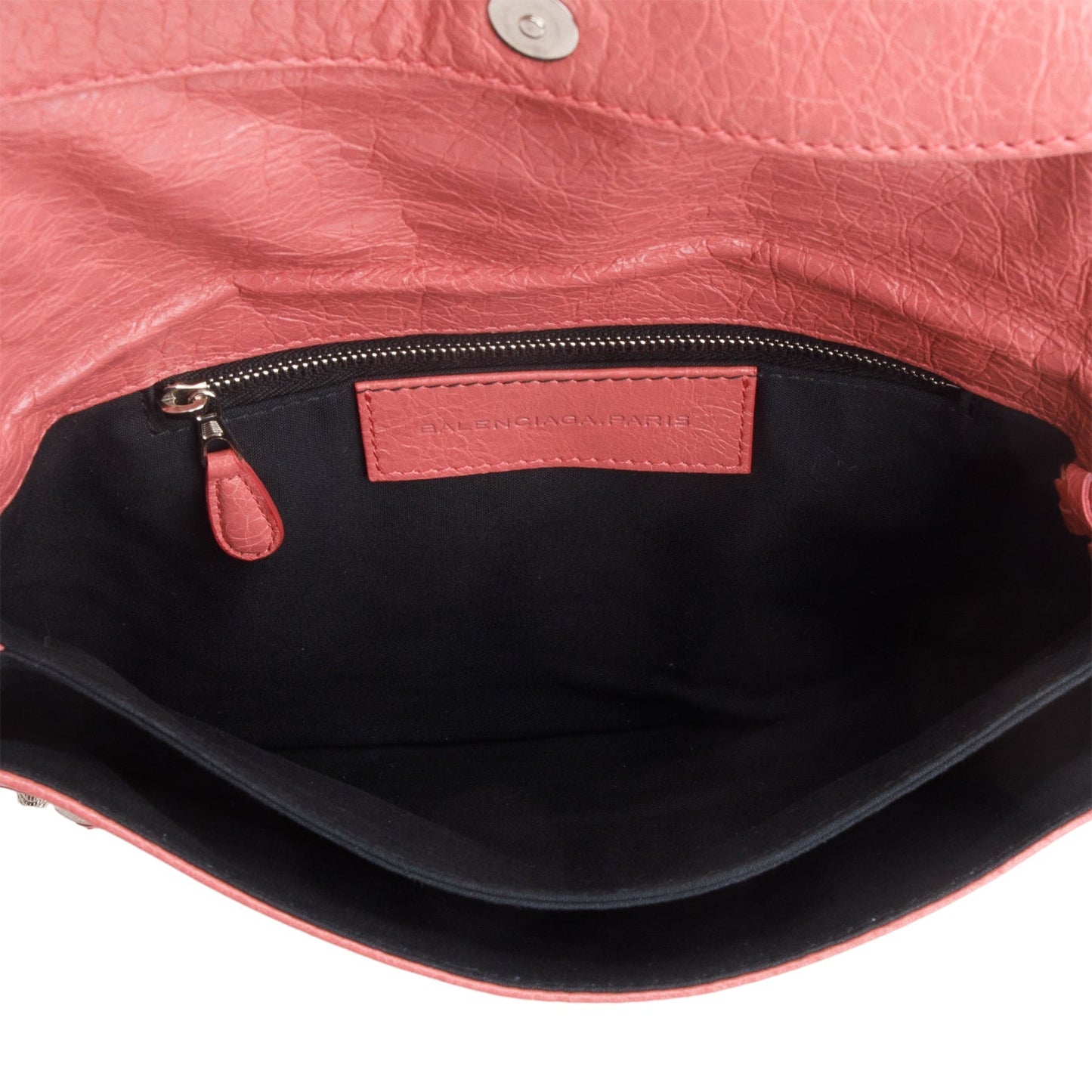 Balenciaga Pink Agneau Envelope Clutch