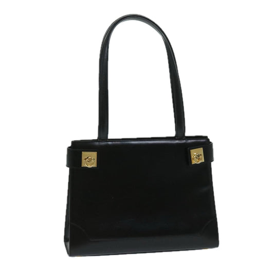 Luxury CELINE Hand Bag Leather Black 69373