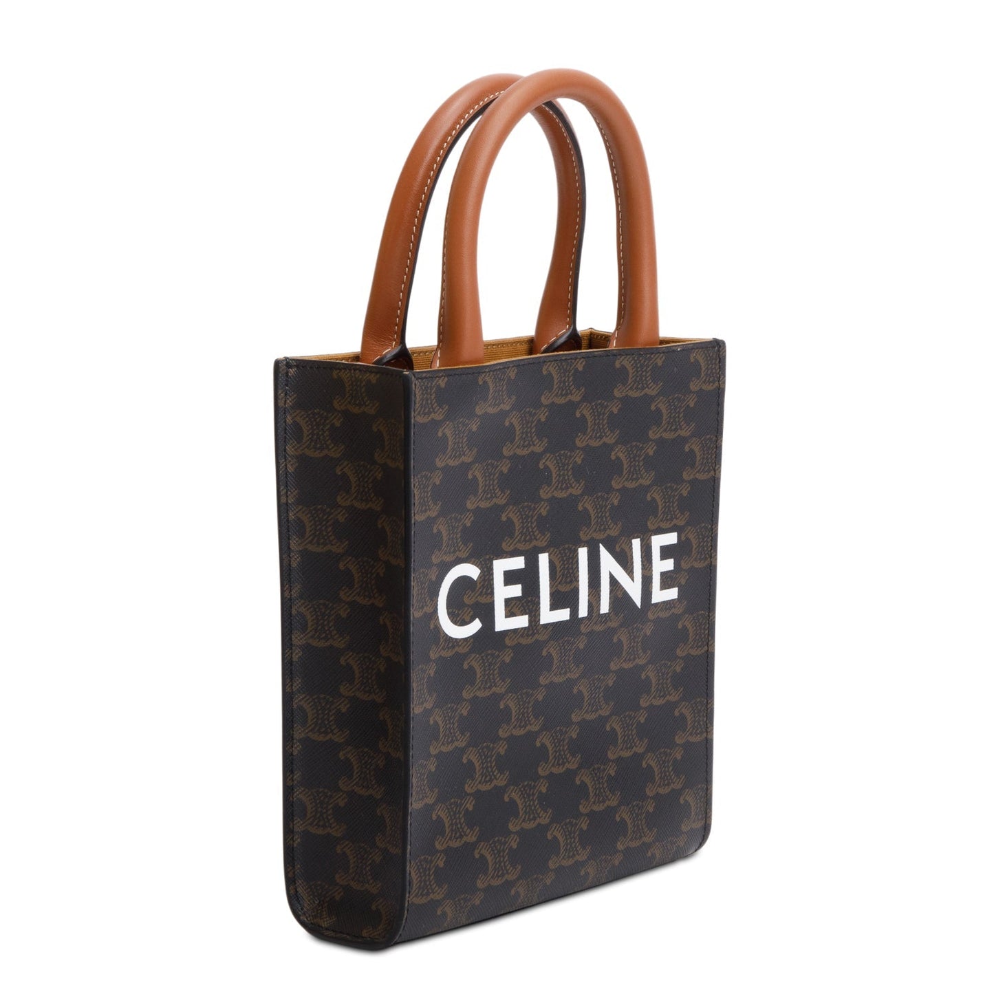 Celine 2023 Triomphe Canvas Mini Vertical Cabas Tote