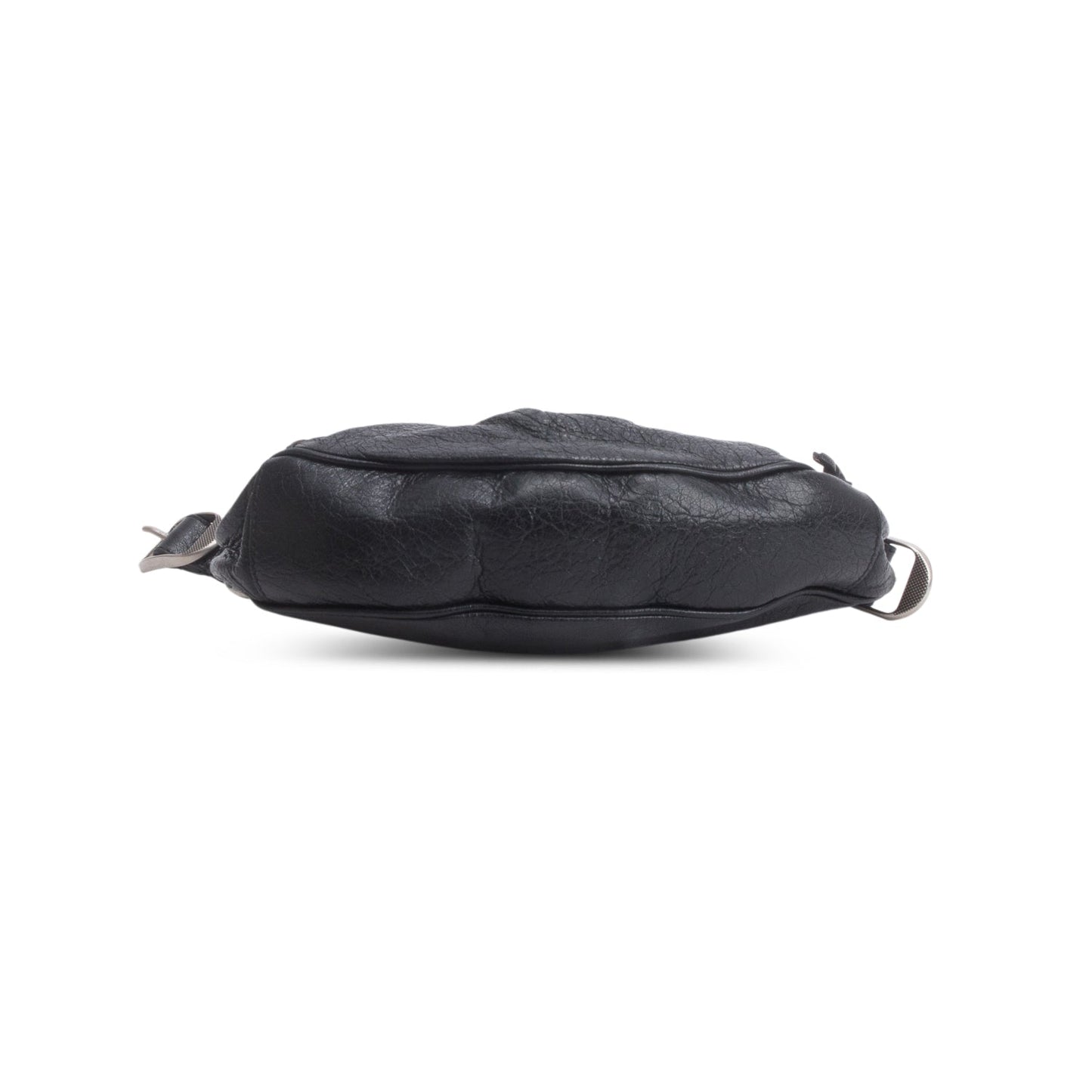 Balenciaga Black Arena Calfskin Leather Le Cagole XS Chain Shoulder Bag