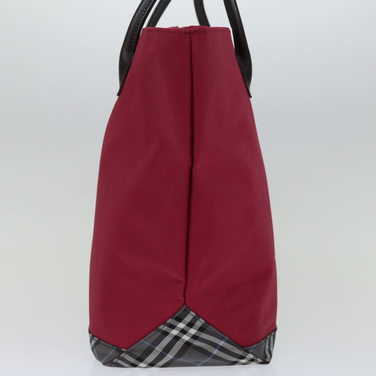 Burberry Blue Label Tote Bag Nylon Red Auth 69693