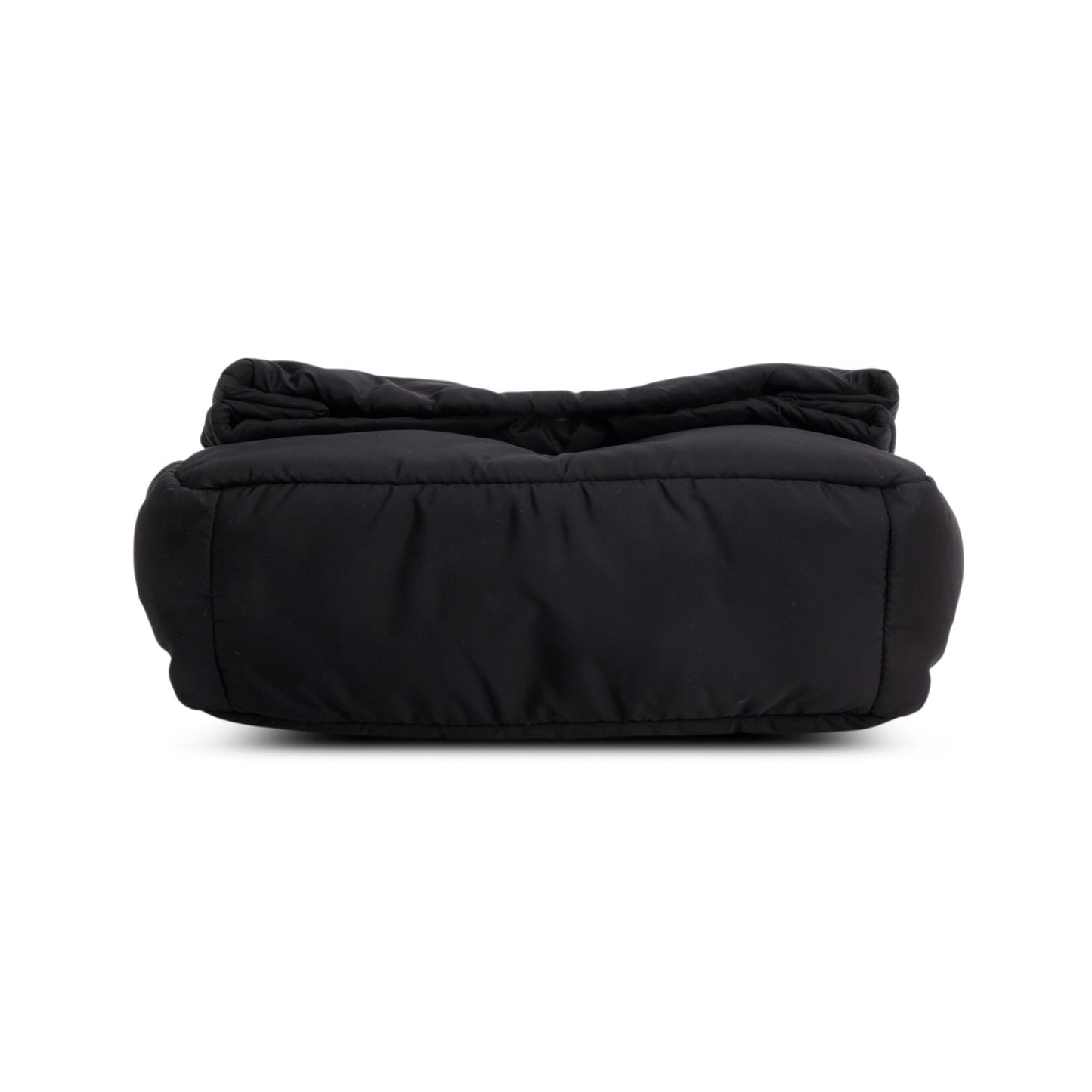 Balenciaga Black Nylon Mini Monaco BB Shoulder Bag