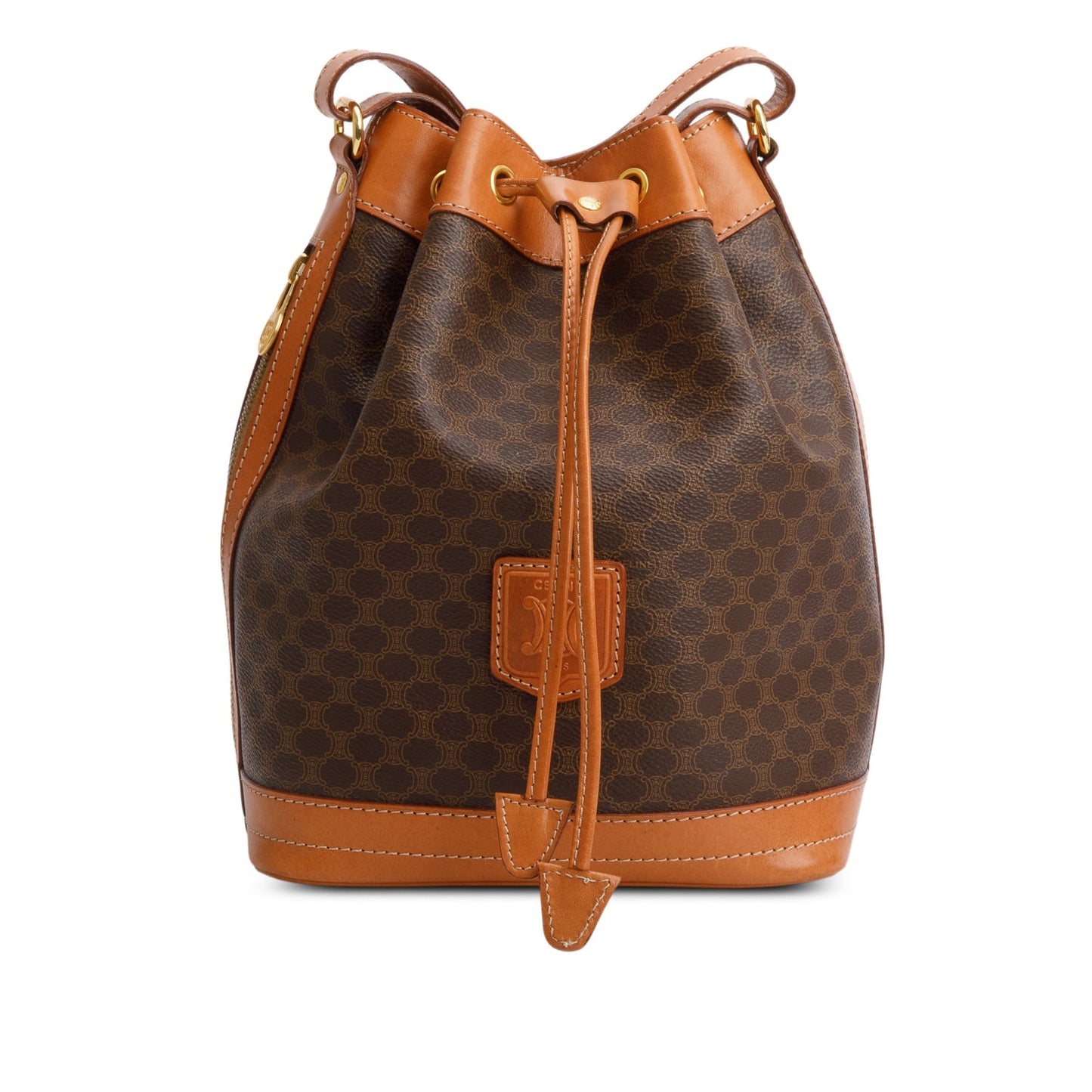 Celine Triomphe Macadam Bucket Bag