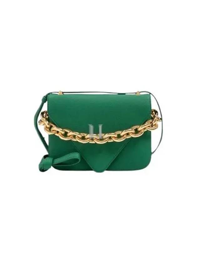 Luxury Bottega Veneta Mount Chain Envelope Small Shoulder Bag Jungle
