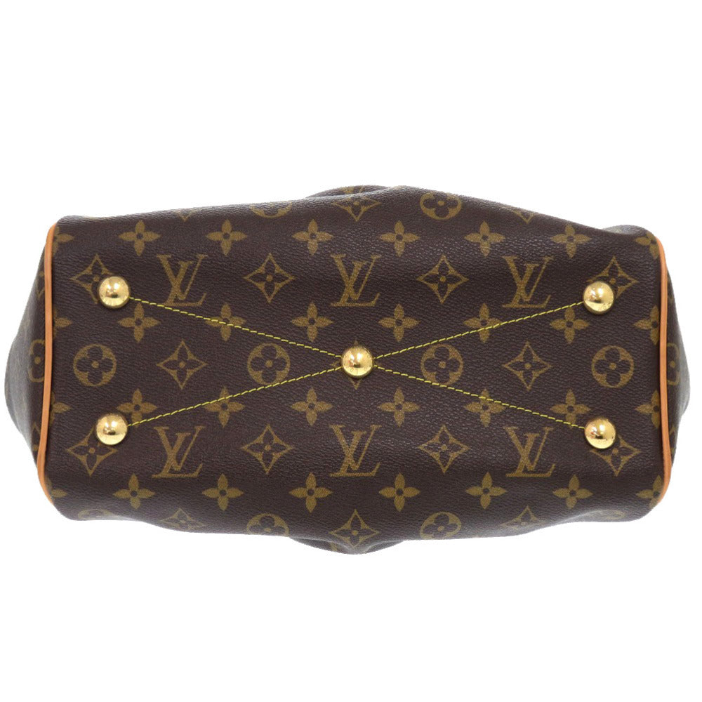 LOUIS VUITTON Handbag Monogram canvas Brown Monogram Tivoli PM