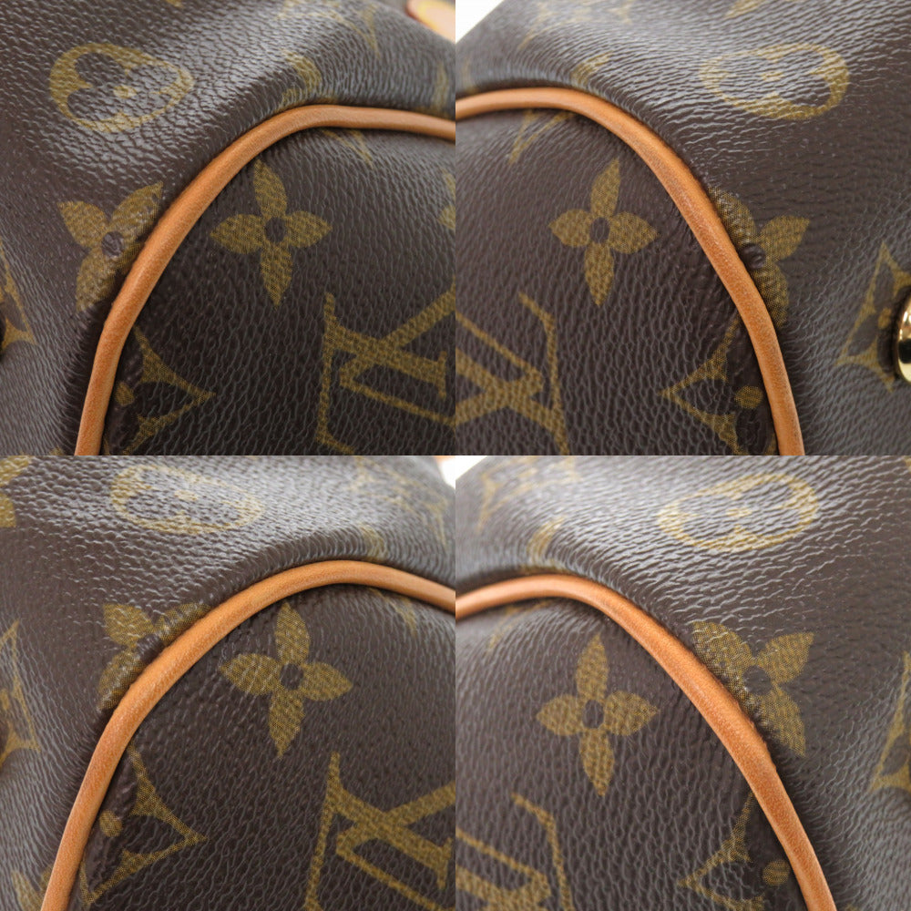 LOUIS VUITTON Handbag M40143 Monogram canvas Brown Monogram Tivoli PM Women