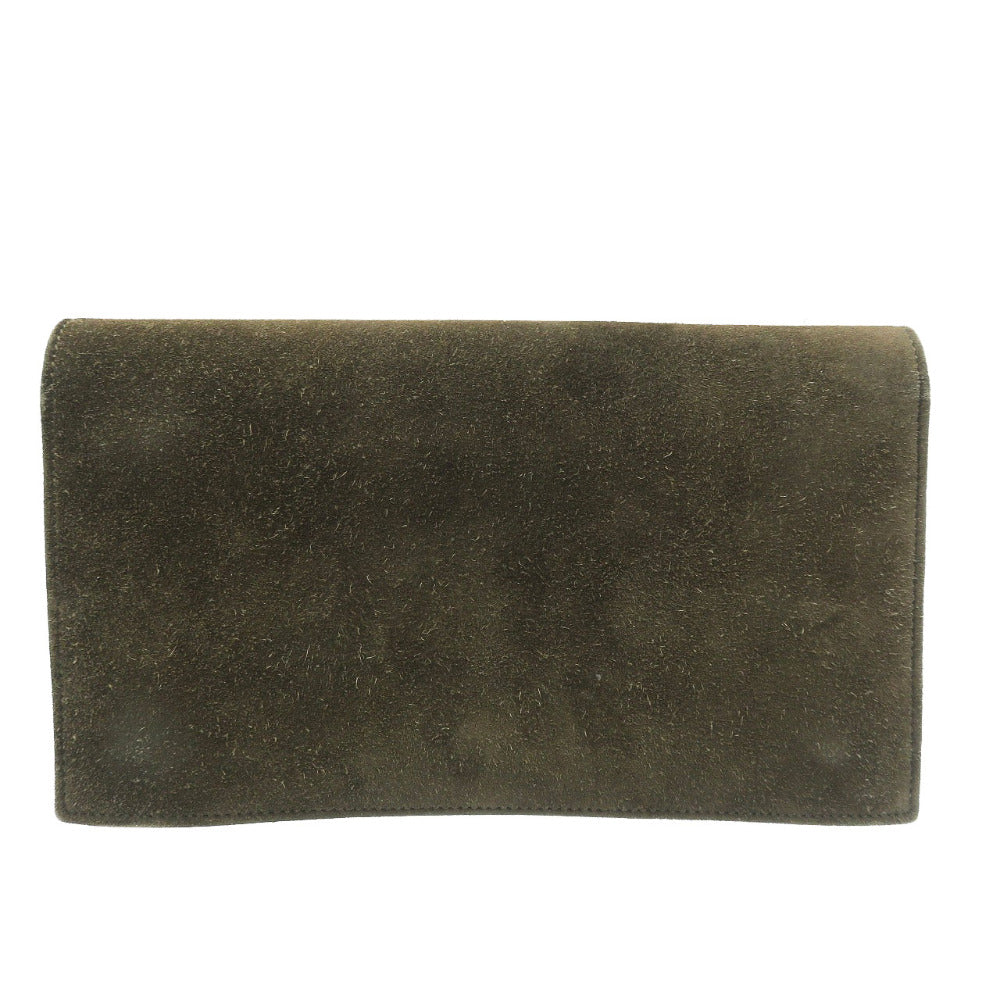 HERMES Clutch bag Doblis Brown