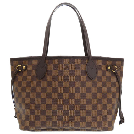 LOUIS VUITTON Tote Bag Damier canvas Brown Damier Never full PM Women