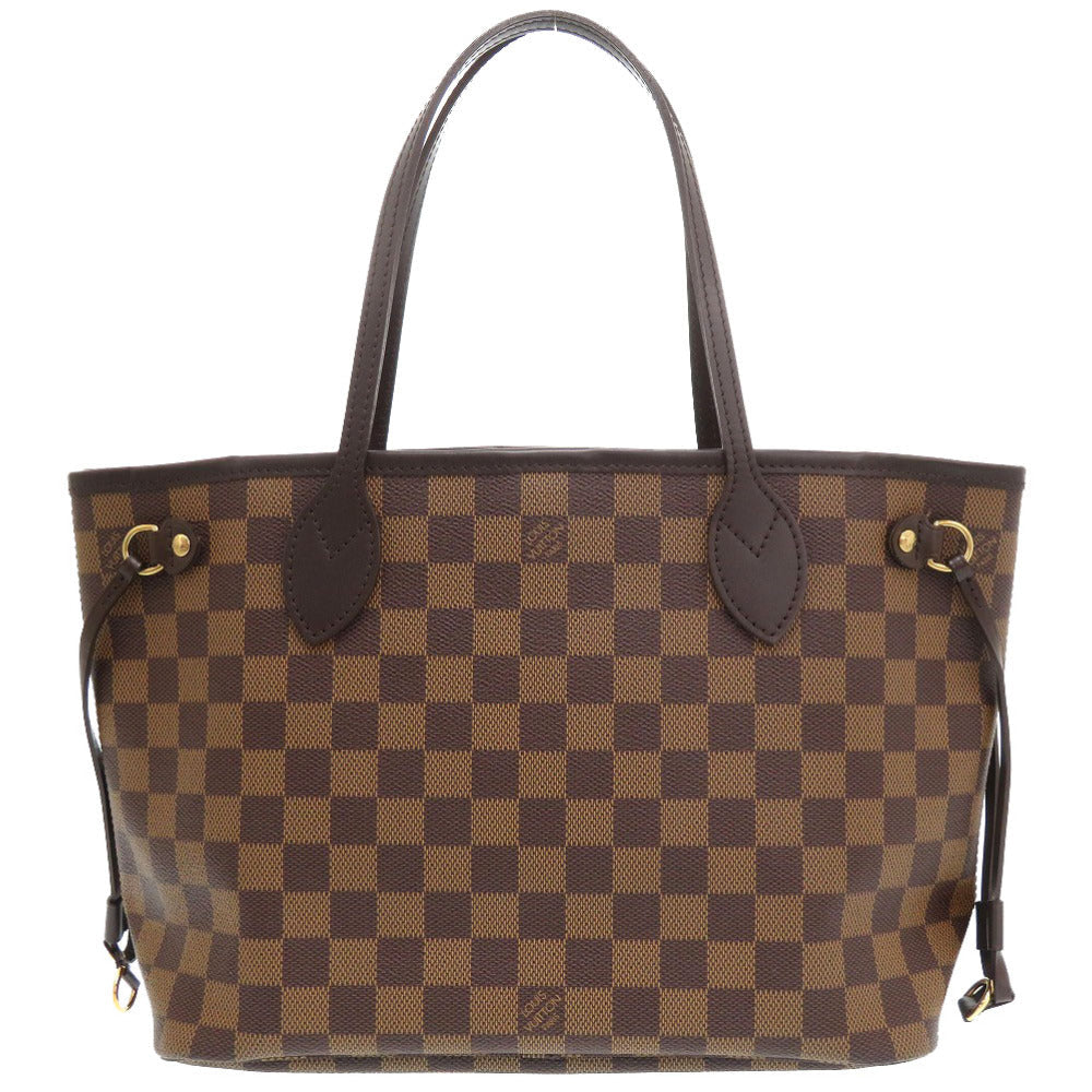 LOUIS VUITTON Tote Bag Damier canvas Brown Damier Never full PM Women