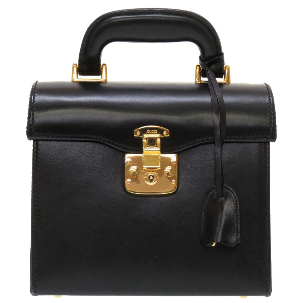 GUCCI Handbag 000 01 0246 leather black Ready lock Women