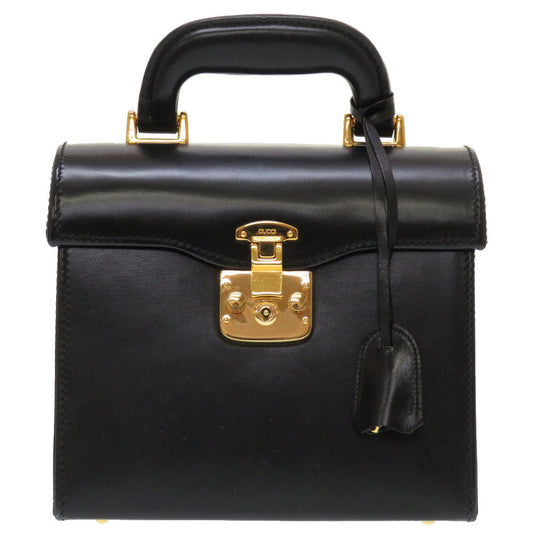 GUCCI Handbag 000 01 0246 leather black Ready lock Women