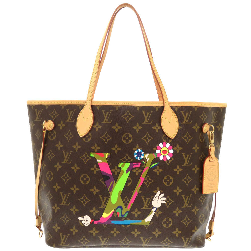LOUIS VUITTON Tote Bag Monogram canvas Brown Monogram hand Neverfull MM
