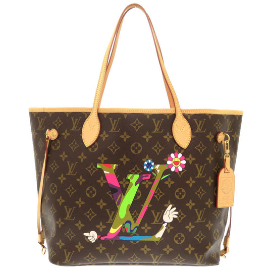 LOUIS VUITTON Tote Bag Monogram canvas Brown Monogram hand Neverfull MM