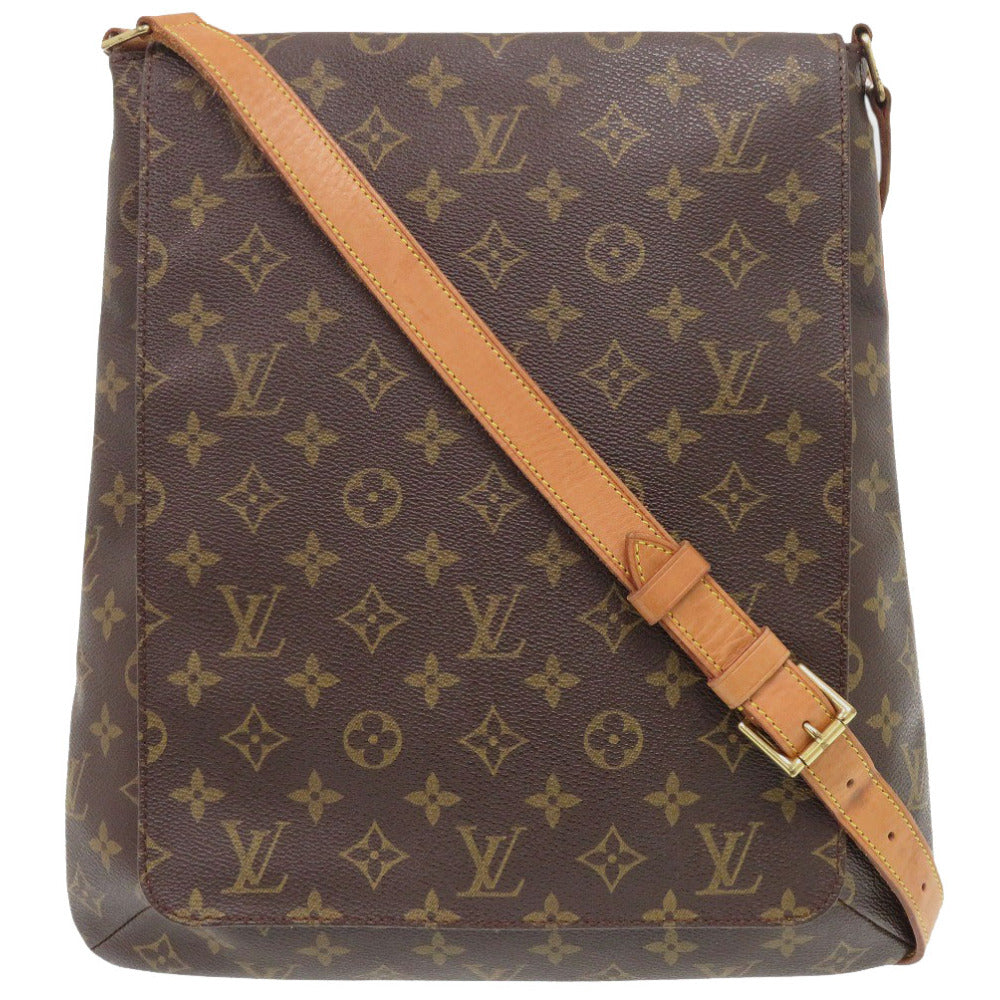 LOUIS VUITTON Shoulder Bag Monogram canvas Brown Monogram Musette