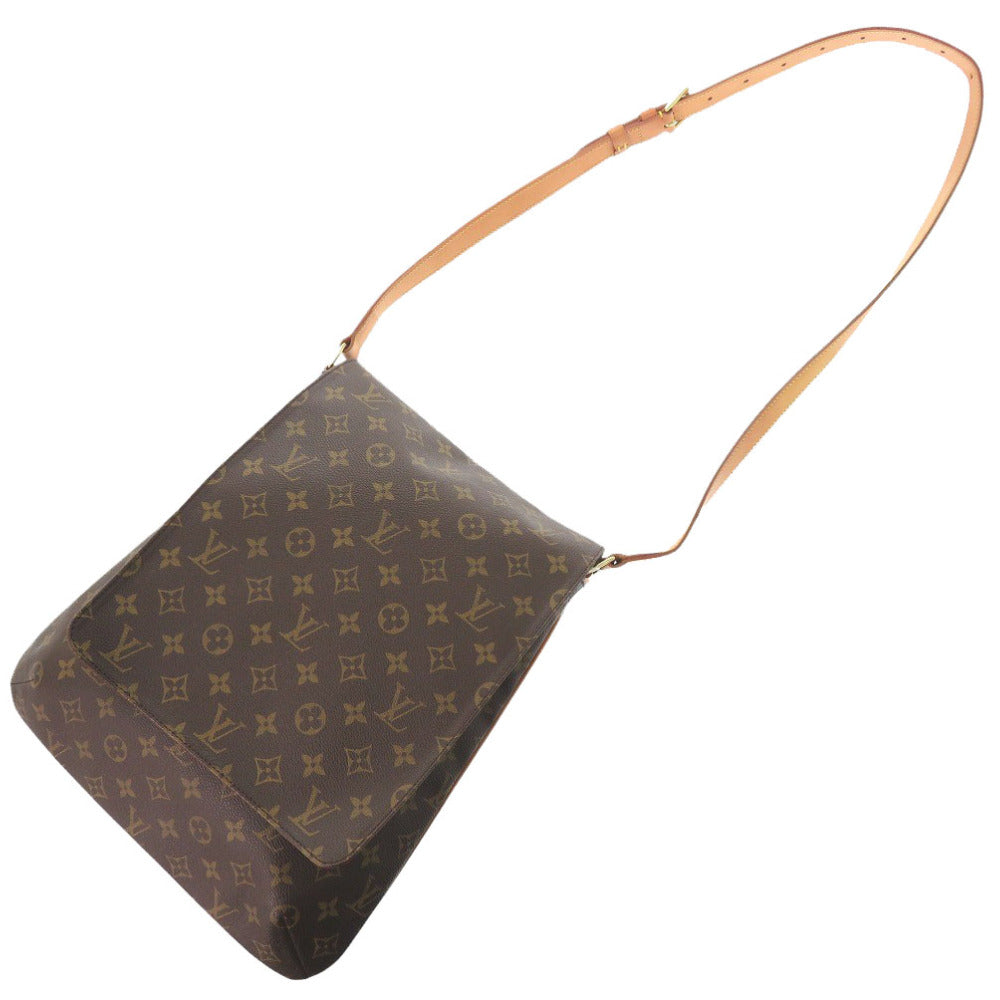 LOUIS VUITTON Shoulder Bag Monogram canvas Brown Monogram Musette