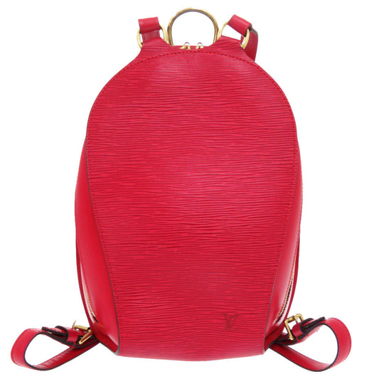 LOUIS VUITTON Backpack Epi Leather Castilian red Epi Mabillon
