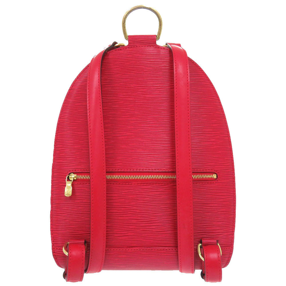 LOUIS VUITTON Backpack Epi Leather Castilian red Epi Mabillon