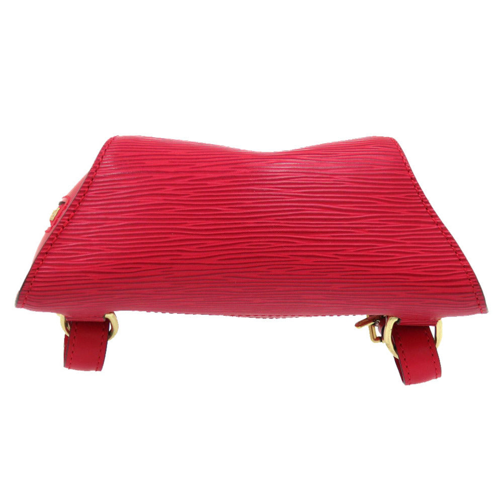 LOUIS VUITTON Backpack Epi Leather Castilian red Epi Mabillon Women