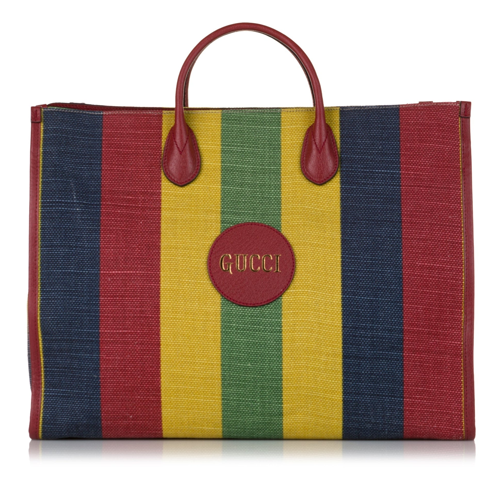 Gucci Leather Canvas Tote Style 11