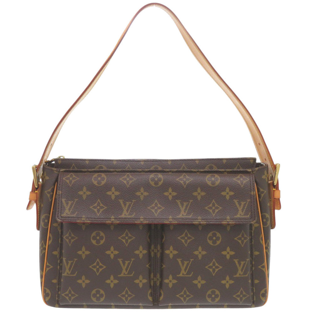 LOUIS VUITTON Shoulder Bag Monogram canvas Brown Monogram Vivasite GM