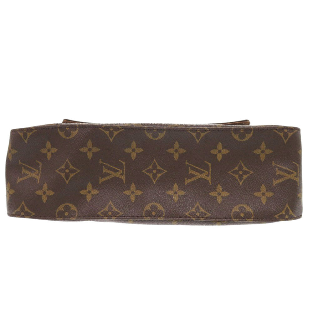 LOUIS VUITTON Handbag Monogram canvas Brown Monogram Mini Looping