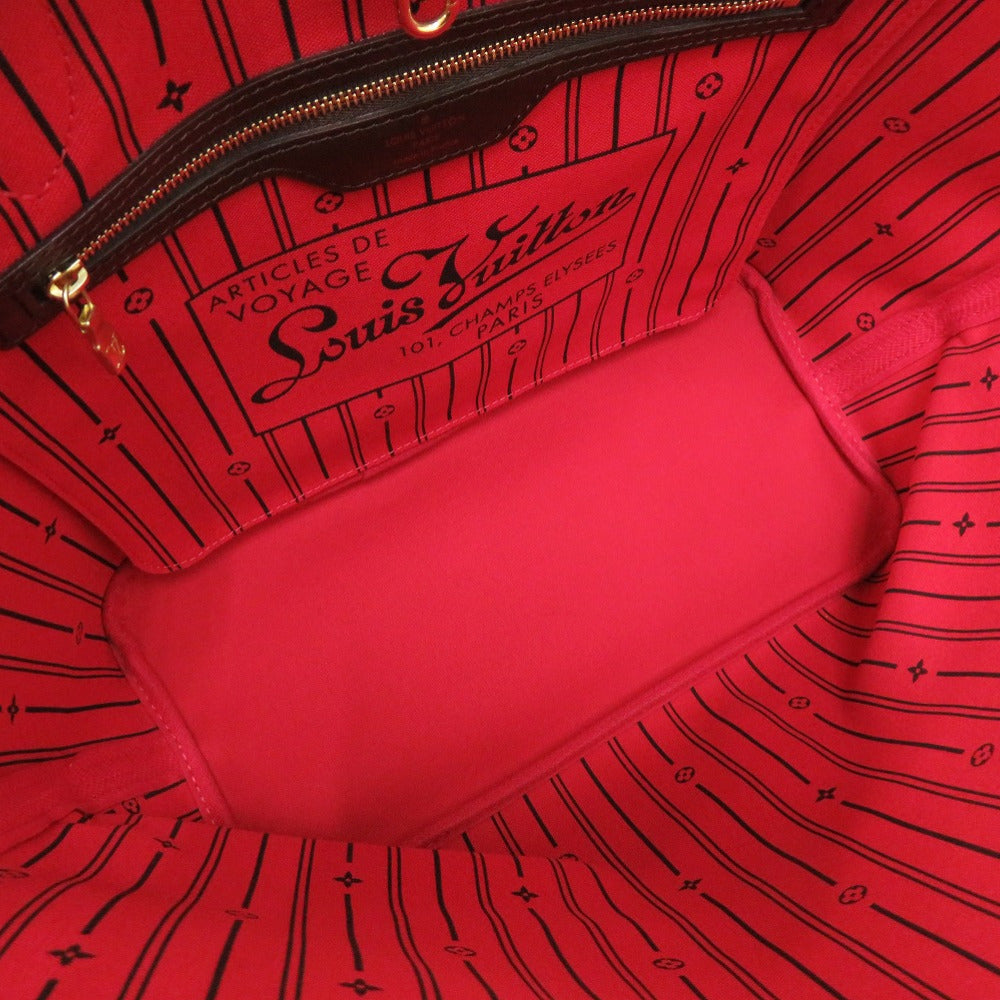 LOUIS VUITTON Tote Bag Damier canvas Brown Damier Neverfull MM Women