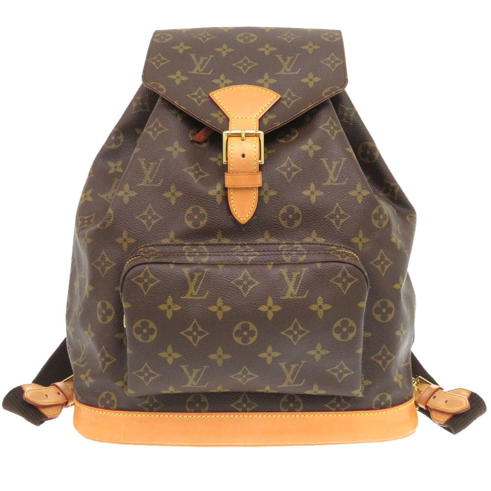 LOUIS VUITTON Backpack Monogram canvas Brown Monogram MontsourisGM Women