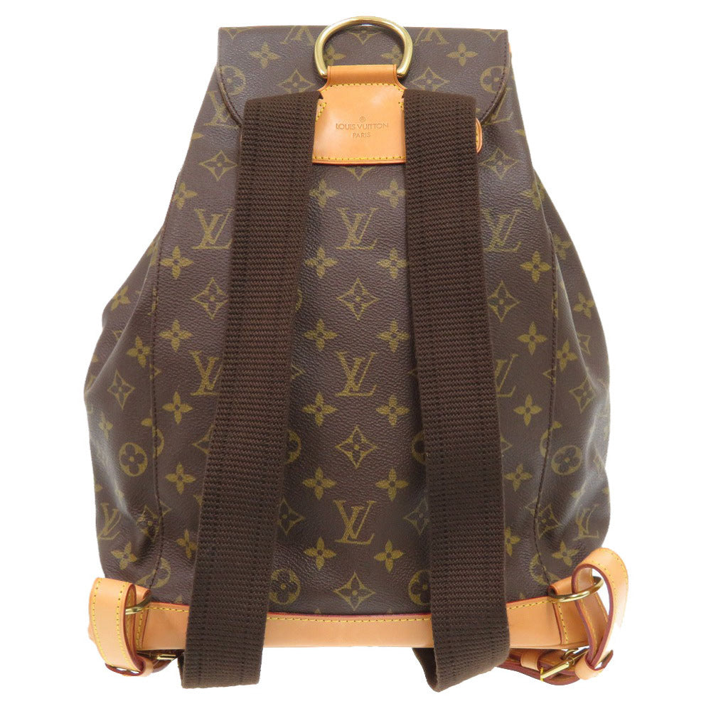 LOUIS VUITTON Backpack Monogram canvas Brown Monogram MontsourisGM Women