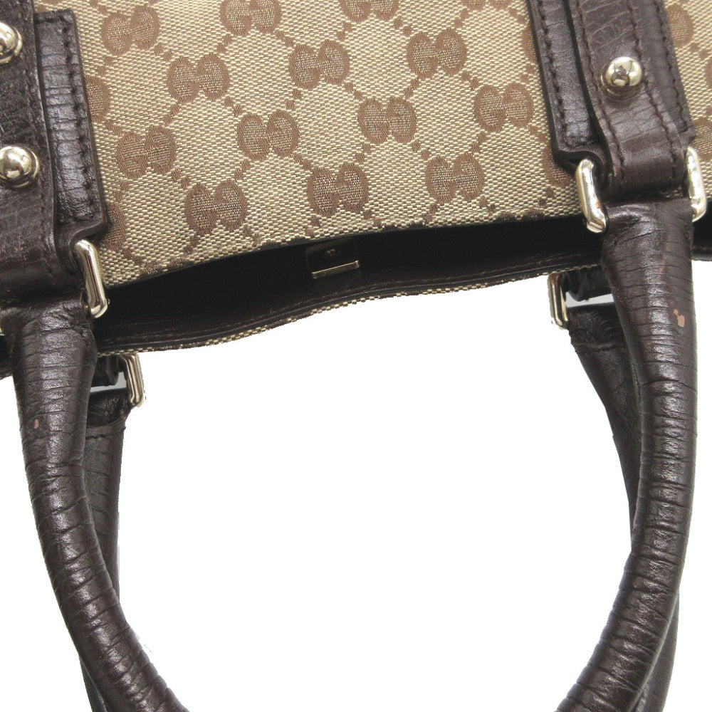 GUCCI Handbag 137475 GG canvas, leather beige Sherry Women(Unisex)