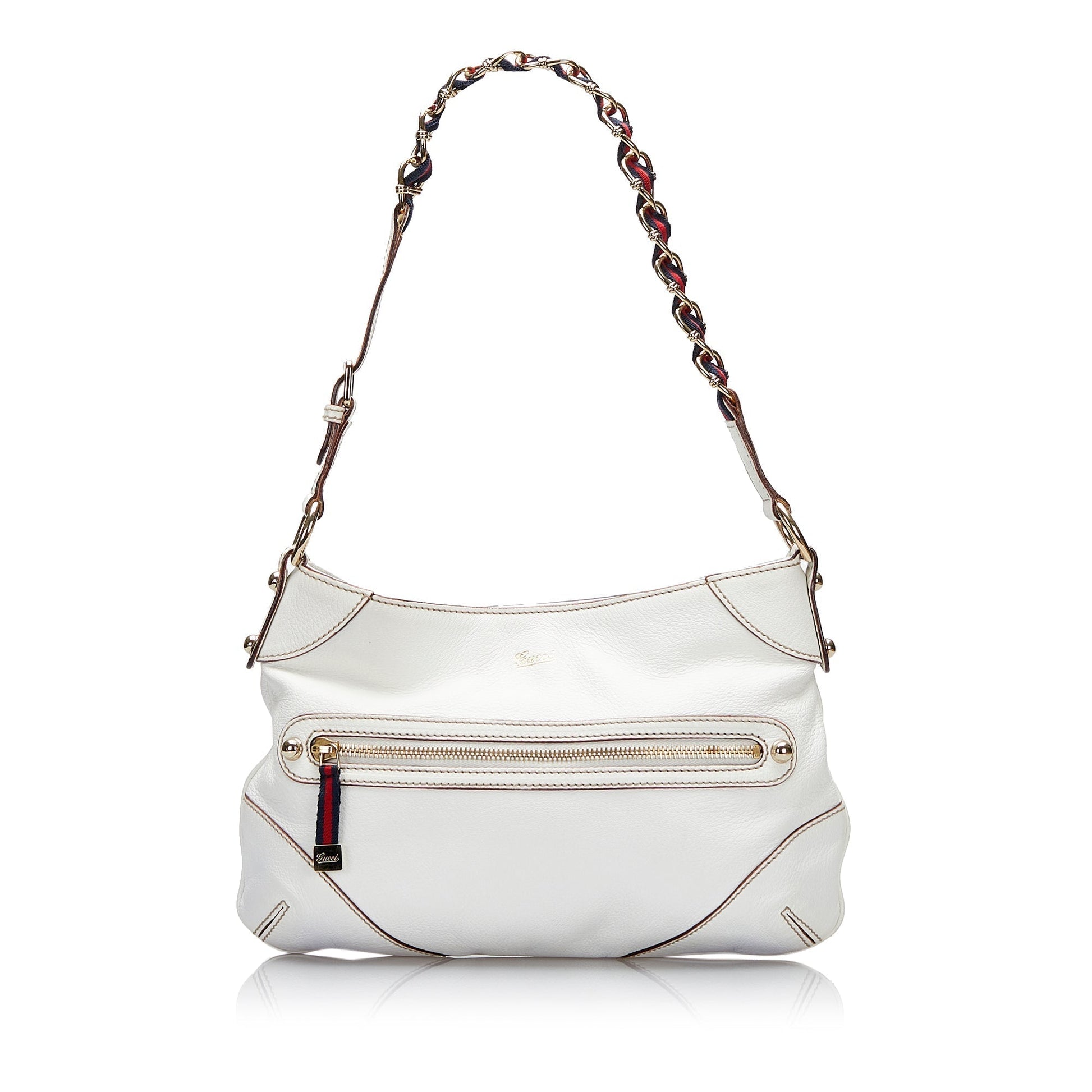 Gucci Leather Chain Shoulder Bag Style 14