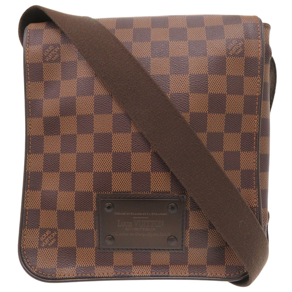 LOUIS VUITTON Shoulder Bag Damier canvas Ebene Damier Brooklyn PM mens(Unisex)