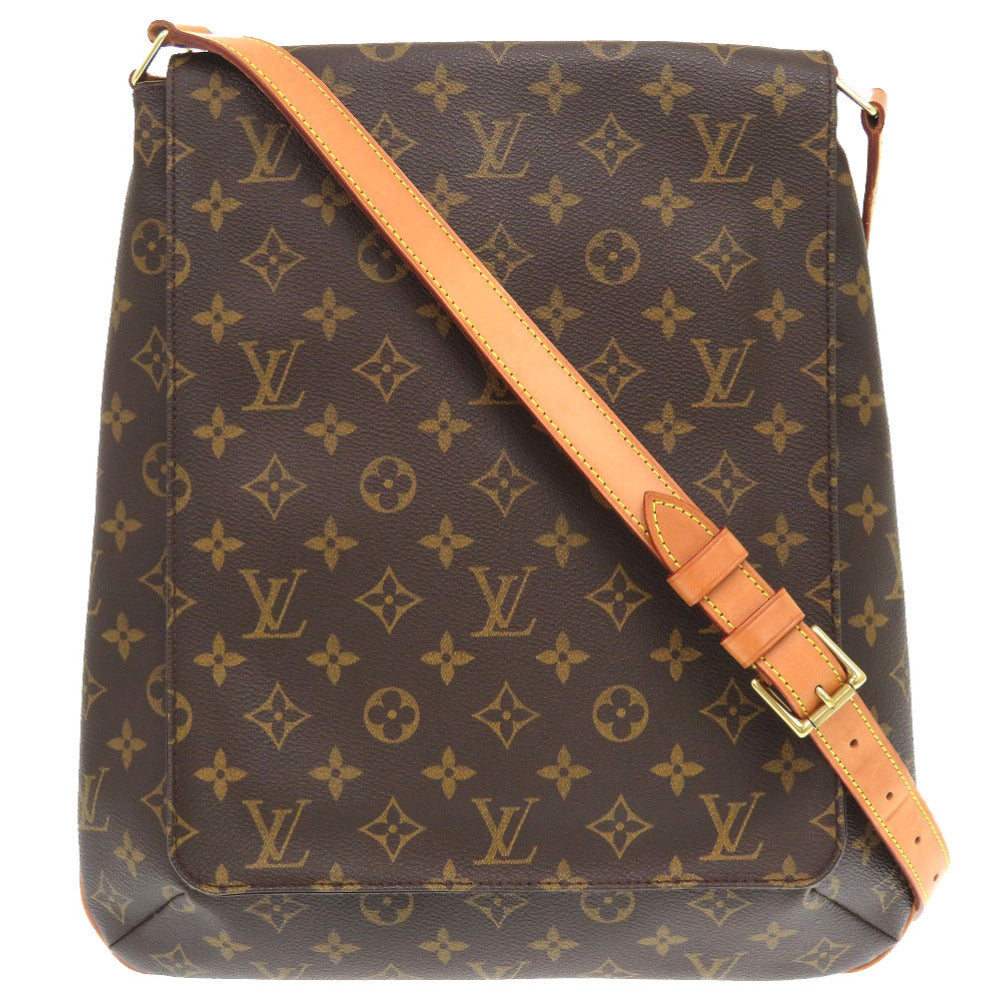 LOUIS VUITTON Shoulder Bag Monogram canvas Brown Monogram Musette Women