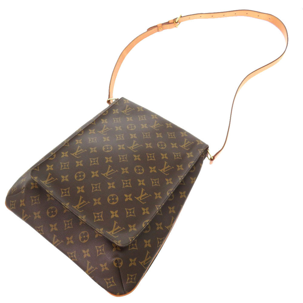 LOUIS VUITTON Shoulder Bag Monogram canvas Brown Monogram Musette Women