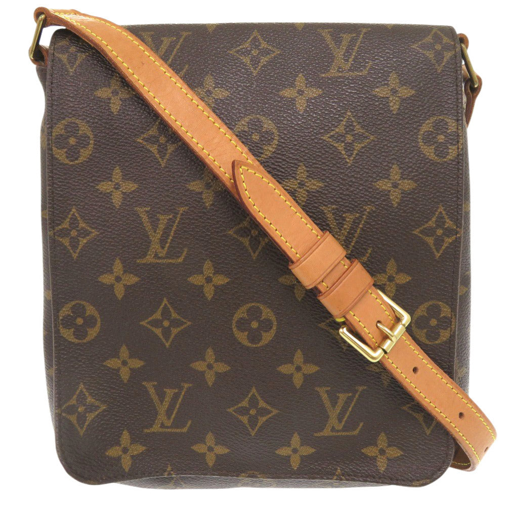 LOUIS VUITTON Shoulder Bag Monogram canvas Brown Monogram Musette Salsa short strap Women