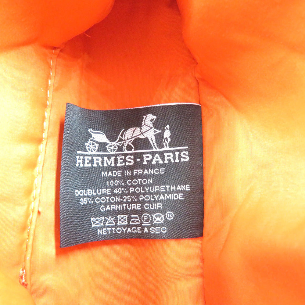 HERMES Pouch Cotton, Leather Orange Boride pouch mini mini Women