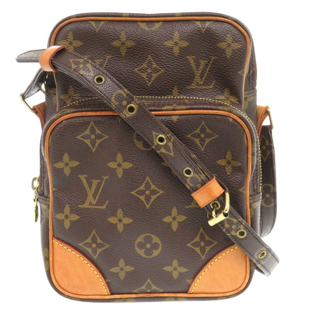 LOUIS VUITTON Shoulder Bag Monogram canvas Brown Amazone Women