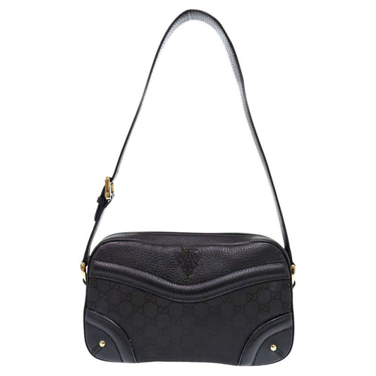 GUCCI Shoulder Bag 262900 Leather, Nylon black Crest Women