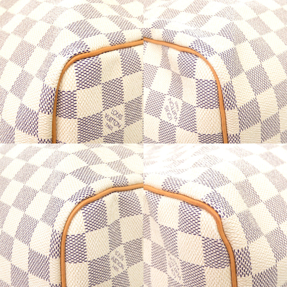 LOUIS VUITTON Boston Duffel bag Damier Azur Canvas white Keepall bandouliere55 Women(Unisex)