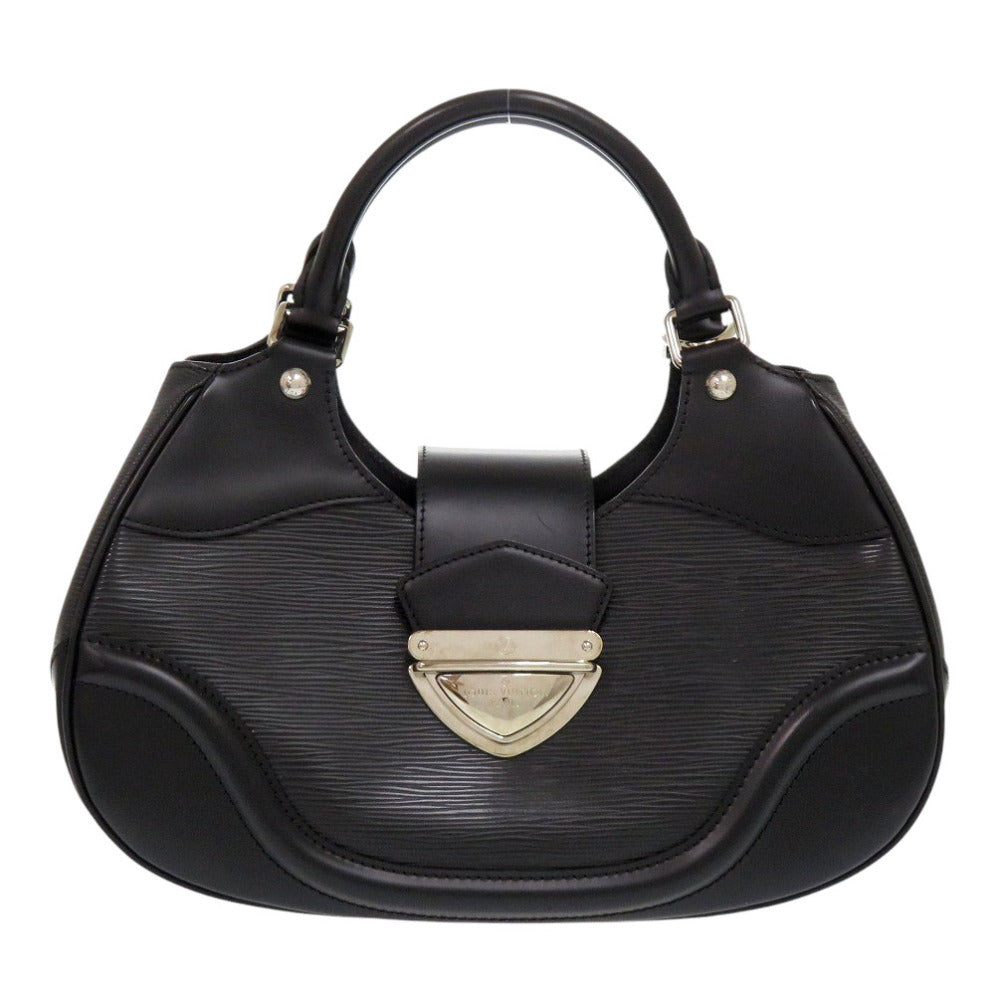LOUIS VUITTON Handbag Epi Leather Noir Epi Sac Montaigne Women
