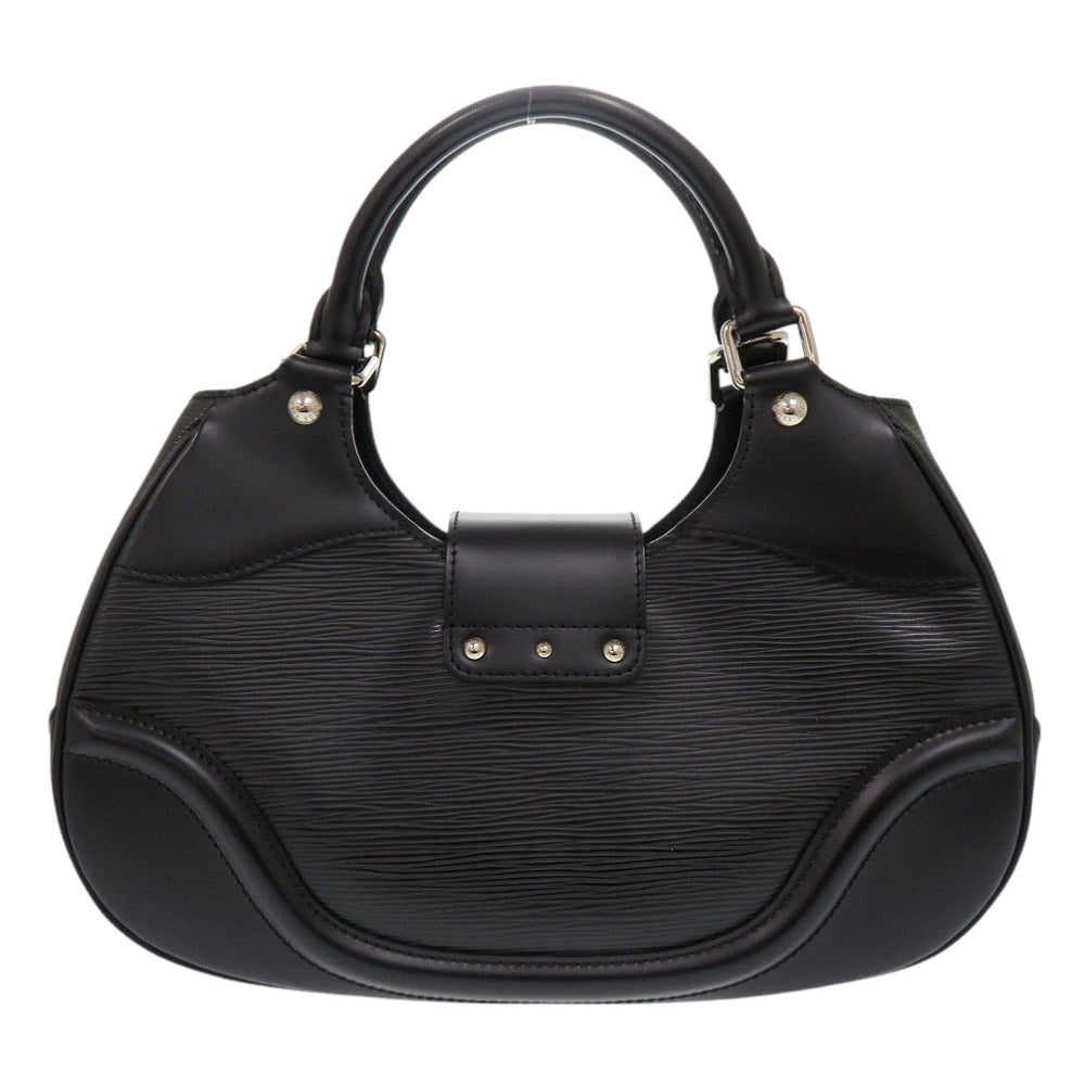 LOUIS VUITTON Handbag Epi Leather Noir Epi Sac Montaigne Women