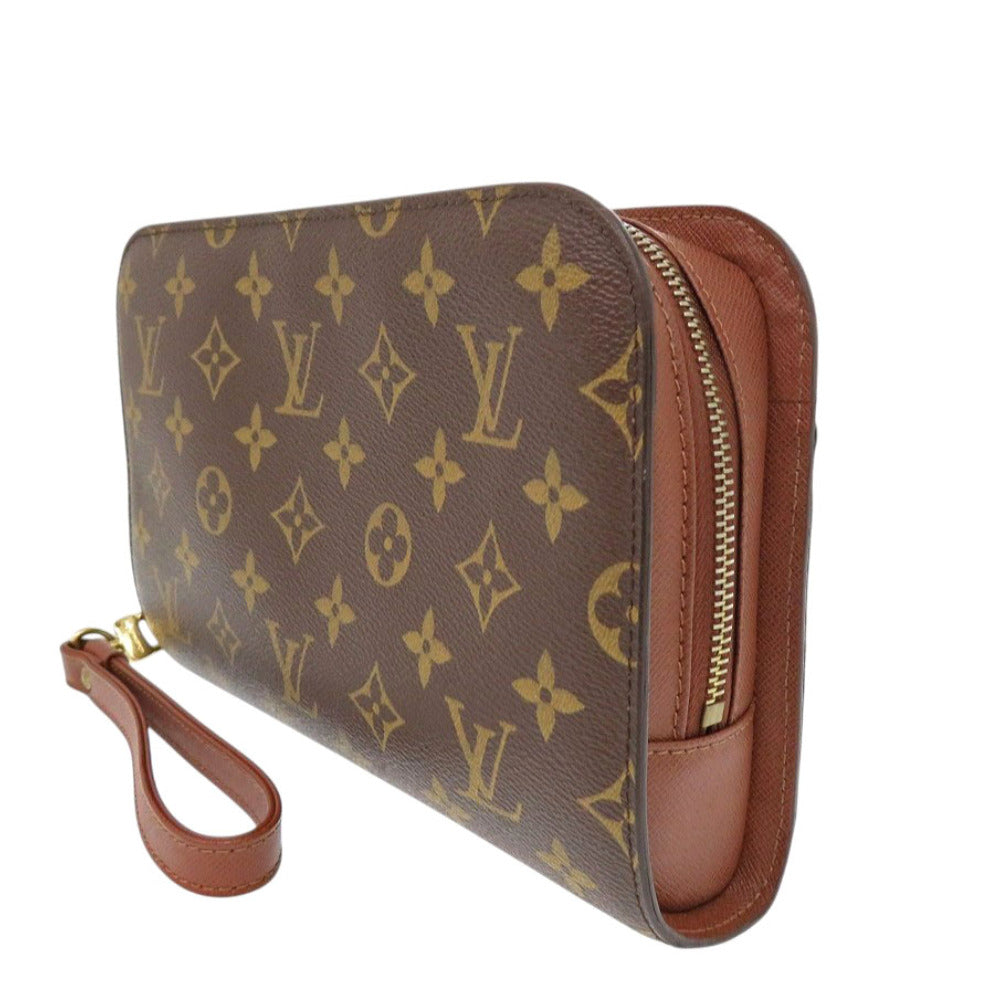 LOUIS VUITTON business bag Monogram canvas Brown Orsay unisex(Unisex)
